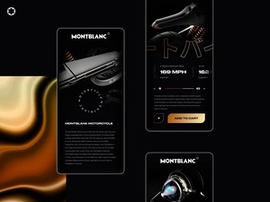 Montblanc Motorcycle App Concept