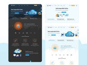 Cloud Computing Services Landing Page Template