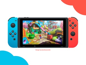 Nintendo Switch, сделанный на фигме