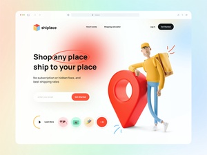 Delivery Website Landing Page