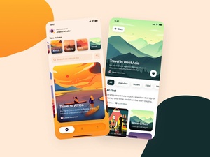 Travel Journal App UI
