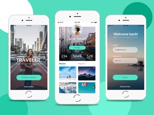 Traveler App for Figma
