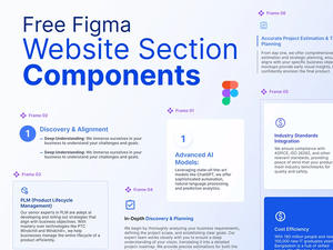 Website Section Components Kit