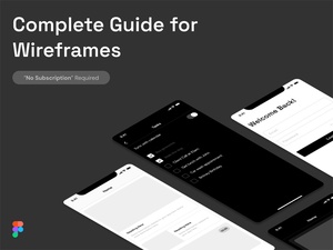 Wireframe UI Kit for Figma