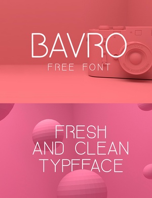 Bavro Font – Free Typeface