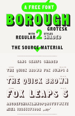 Borough Grotesk Font - бесплатный шрифт