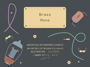 Brass Mono Font