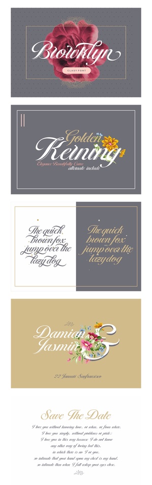 Browklyn Font – Fashion & Wedding Typeface