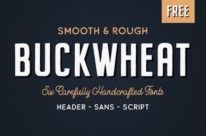 Buckwheat Font – Free Vintage Typography Collection