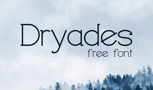 Dryades Греческий шрифт