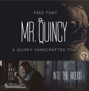 Mr. Quincy Font - Skurry handgefertigte Schriftart