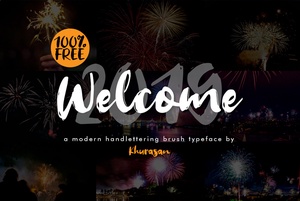 Welcome 2019 Font