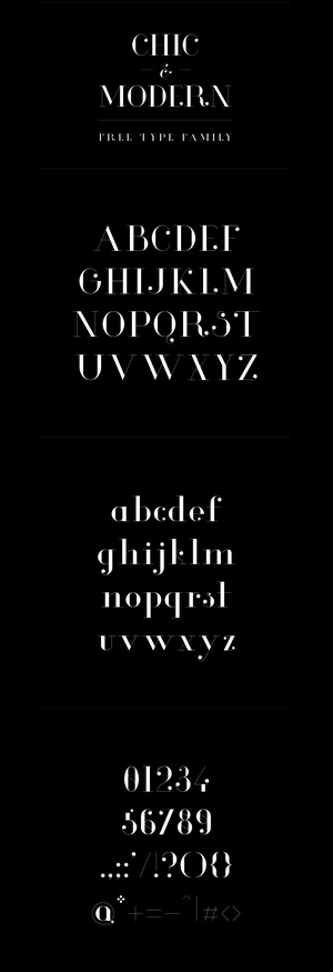 Glamor Font – Chic & Luxurious Type Family