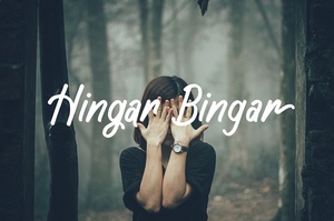 Hingar Bingar Font – Handmade Brush & Marker Font