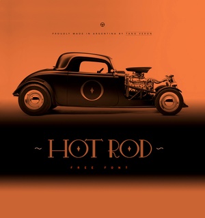 Hot Rod Font – Retro Typeface