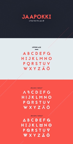 Jaapokki Font – Scandinavian Typeface