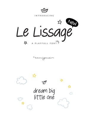 Le Lissage Font & Doodle