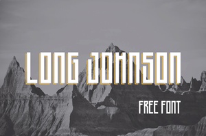 Long Johnson Font