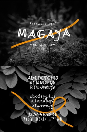 Magaya freie Schriftart