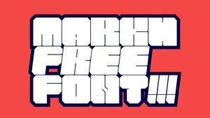 Markh Font – Fat Block Typeface