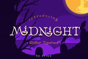 Midnight Display Font