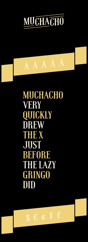 Muchacho Font – Western Typeface