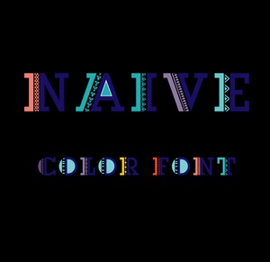 Naive Color Font