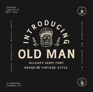 Old Man – Vintage Font