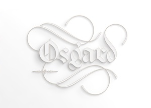 Письмо трафареты шрифт - Osgard Pro