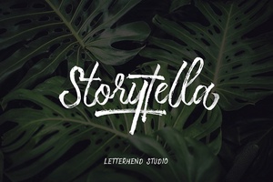 Storytella Font - бесплатный шрифт