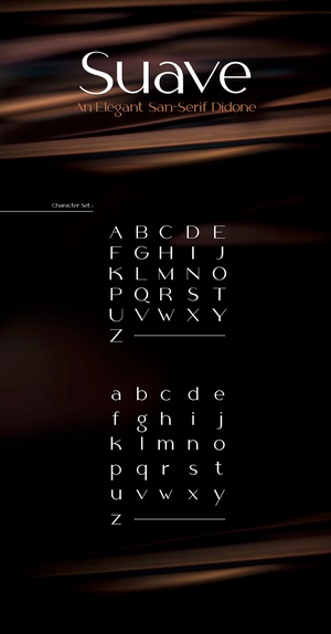 Suave Font – Fashion Typeface