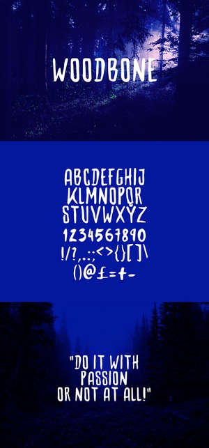 Woodbone Font – Free Brush Typeface