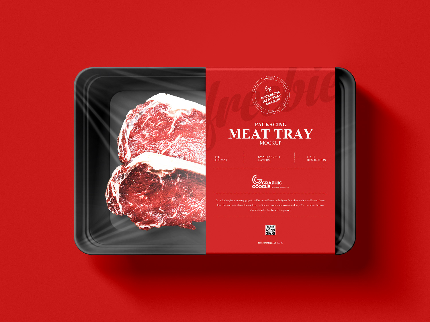 Packaging Meat Tray Mockup