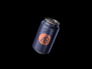 Floating Can Mockup