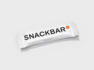 Matte Snack Bar High-Quality Mockup