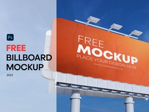 Maqueta PSD Billboard gratis