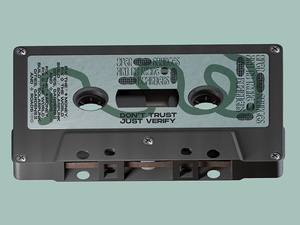 Maqueta de cinta de cassette