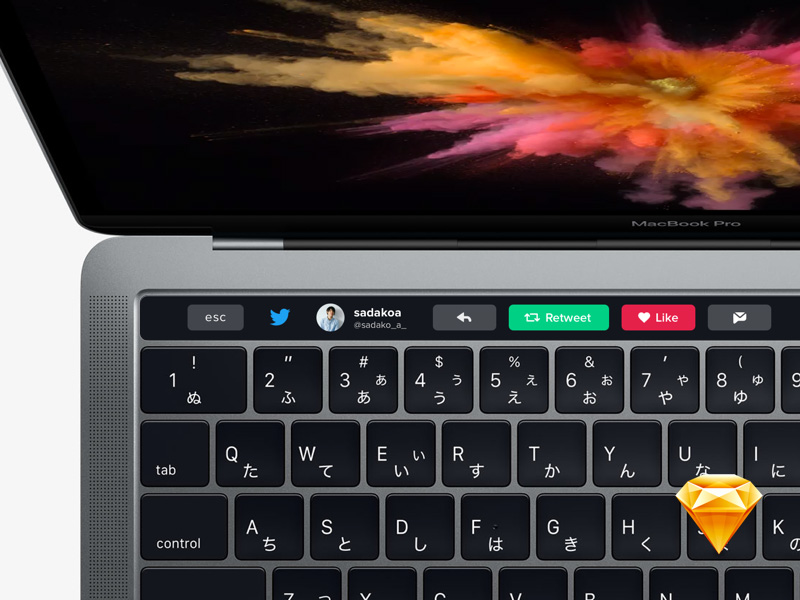 Touch Bar Concept for Twitter