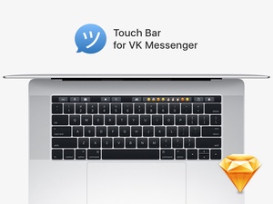 Barre tactile pour VK Messenger