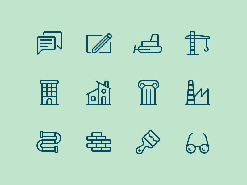 Building Icons Pack - Sketch Icons - Download Sketch Resource