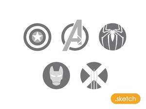 Иконки Marvel