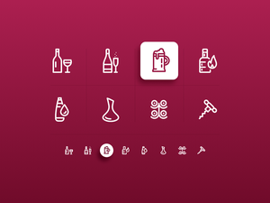 Pack icônes de boissons