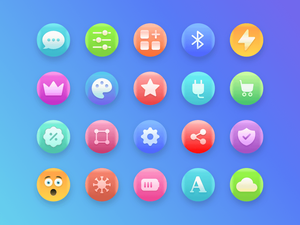 20 Fluff Icons Sketch Resource