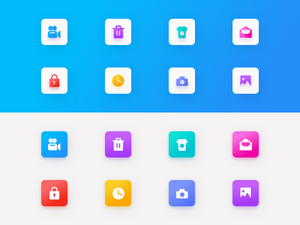 Gradient Icons Pack – Guicon 1.0
