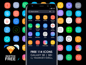 Iconos gratis Galaxy S8