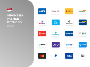 Indonesian Payment Method Logos Sketch Resource