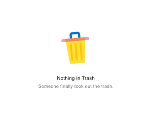MS Outlook Trash Icon Sketch Resource