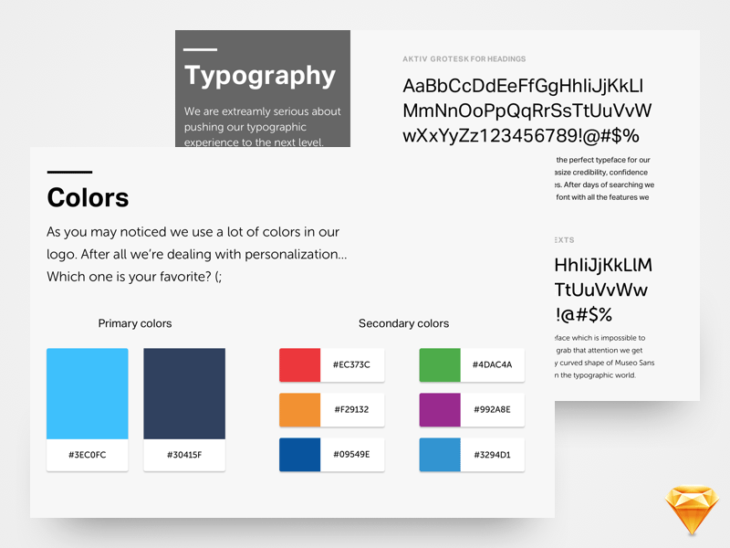 Free Brand Identity Guidelines Template (Sketch)