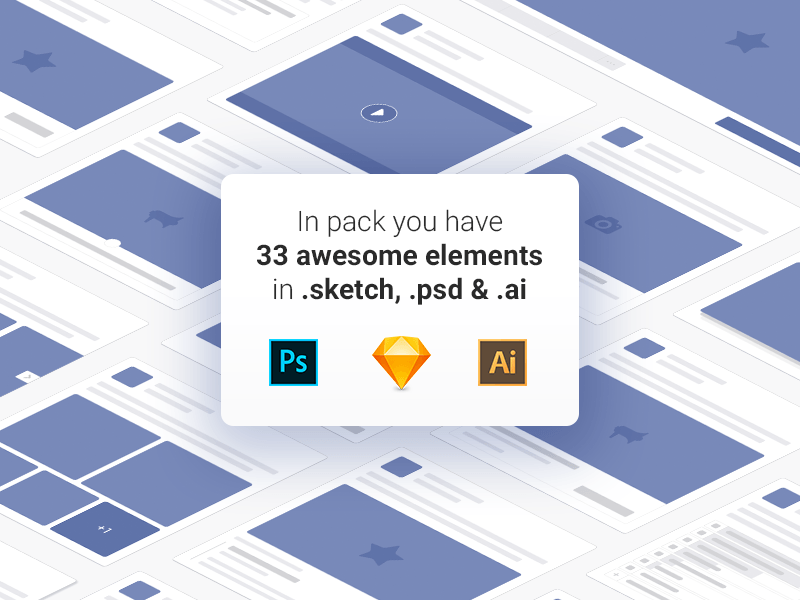 Sketchのためのフェイスブック要素18 無料sketchアプリのリソース Sketchリソースのダウンロード