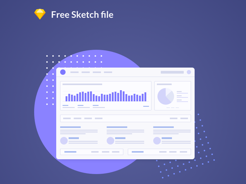 Flat Dashboard Illustration - Misc - Download Sketch Resource